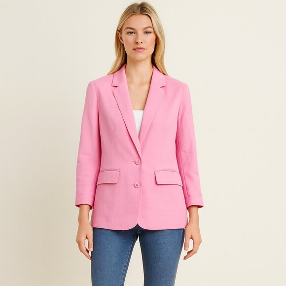 NWOT A New Day Pink Two Button  Long Sleeve Blazer XXL - Picture 1 of 8